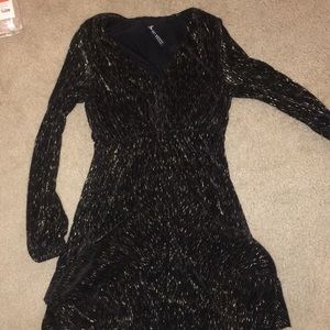 Size small black and gold dress